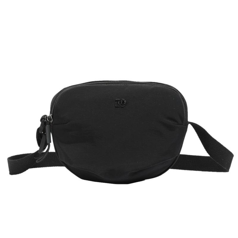 

Контрастная цветная сумка-мессенджер для мобильного телефона Новая женская сумка Легкая сумка из нейлоновой парусины Модная универсальная сумка через плечо чёрный