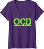 OCD Obsessive Car Disorder Funny Car Lover Gift Ladies' V-Neck Tshirt Unisex T-Shirt