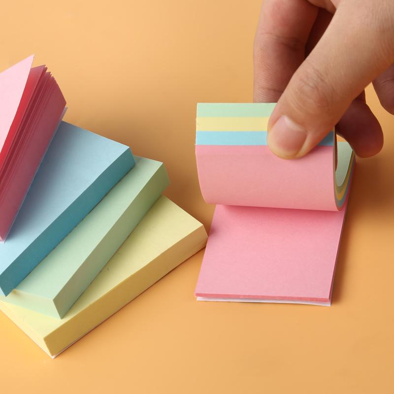 Creative N Times Colorful Tearable Sticky Notes with Strong Adhesion for Students