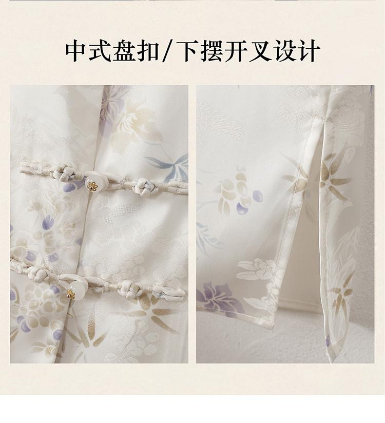 New Chinese Style Printed Vest Jacket for Women