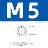 304 Stainless Steel GB93 Spring Elastic Washer M1.6-M16