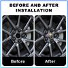 4 Stück 56MM Auto Radnabenkappen Felgenkappen Abdeckungen Emblem Für Alfa Romeo 147 159 Giulietta Giulia Mito Spider Alpha Nheadrest
