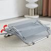 Non-Slip Base Ergonomic Footrest Stool Tilting Function Adjustable Pedal Stool  Under Desk Use