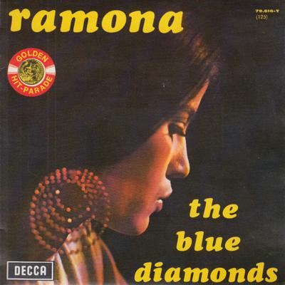7inch Record BLUE DIAMONDS - Ramona / All Of Me 79616Y Decca Belgium Rock Used