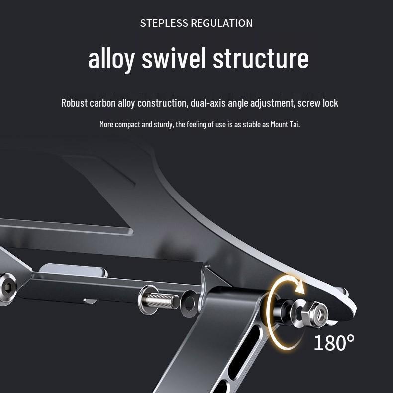 Aluminum Alloy Folding Laptop Stand for Office and Gaming