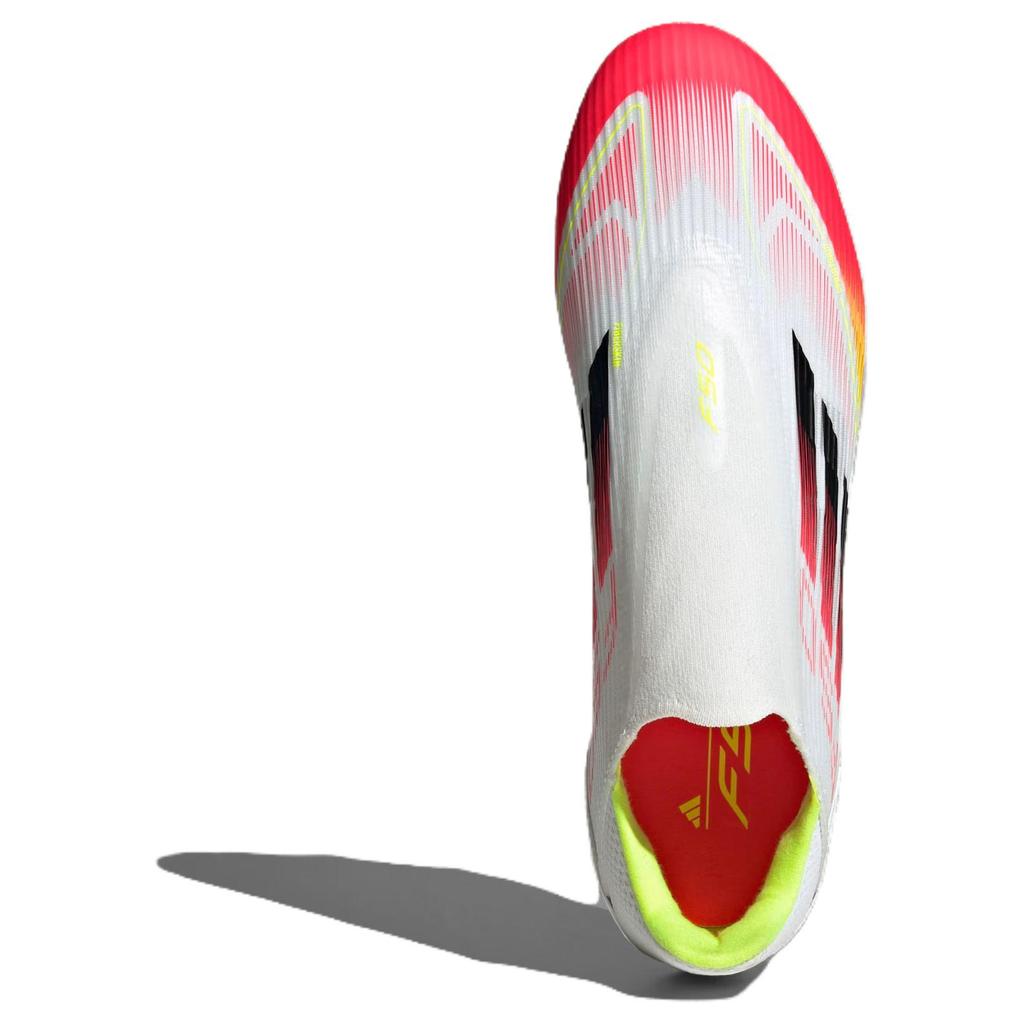 Adidas Adizero F50 League Laceless FG MG Pure Victory Pack Men Sneakers White Cloud-White Core-Black IE1239