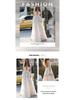 2025 Women's Sexy Lace Long Sleeve Evening Party & Wedding Dress