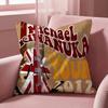 M-Michael K-Kiwanuka Cushion Cover Multi-Scene Pillow Cover for Home & Car - Reversible, Soft & Durable for Daily Use