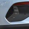 Car Styling Rear Fog Light Eyebrow Panel Decoration Cover Trim For BYD Yuan PLUS  Carbon Fiber Color Exterior Accessories