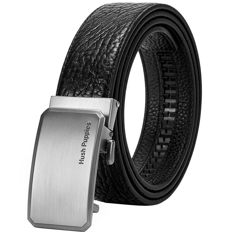 Мужской кожаный ремень Hush Puppies с автоматической пряжкой 130cm