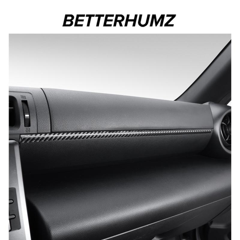 Betterhumz For Subaru BRZ/Toyota GR86 - Made of Alcantara Co-pilot Trument Trim Stickers Tuning Car Interior Accessories