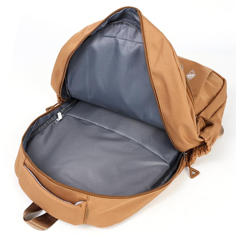 New schoolbag women's large-capacity cute cartoon backpack junior high school primary school students durable lightweight backpack