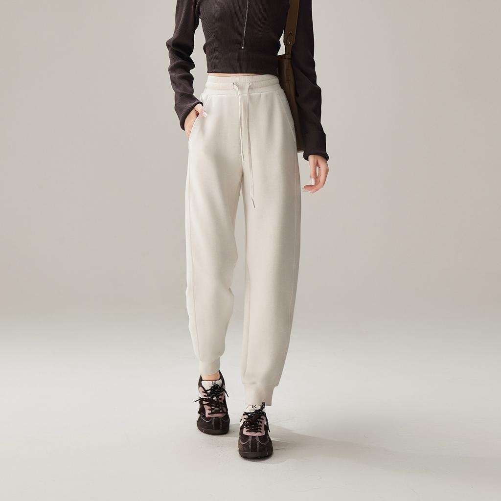 Elastic Waist Strap Sports Ankle Pants for Women