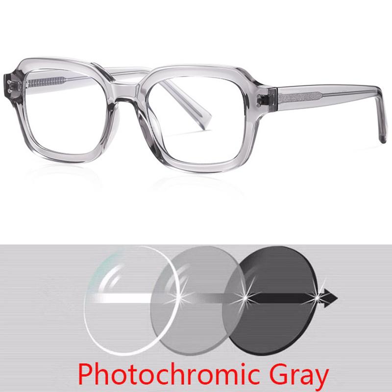 Square  Retro British Style Optical Frame European Fashion Eyeglass Frame 0 -1.0 -1.5 -2.0 -2.5 To -6.0