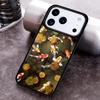 Koi Carp Fish Painting Phone Case for iPhone 17 16 15 Pro Max Air 14 13 12 11 Plus Shockproof Cover