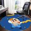 1pc Crayon Shin-chan Office Round Area Rug, Under Office Chairs Bedroom Living Room Home Decor  a1022114