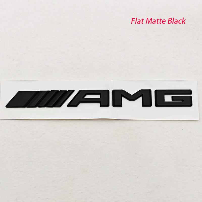 3D ABS Car Letters Logo AMG Badge Rear Trunk Emblem Sticker Mercedes Benz AMG A B C E G W211 W203 W204 W210 W124 Accessories