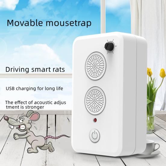 Ultradźwiękowe urządzenie odstraszające nietoperze, ładowalne, regulowany system odstraszania nietoperzy, odstraszacz myszy