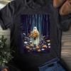 Floral Ghost T-Shirt: Spooky Halloween Tee, Reading Camping Shirt