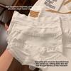 Female Spring and Autumn Sexy Lace 10A Bacteriostatic Extended Bottom Crotch Breathable Skin Friendly Ice Silk Briefs