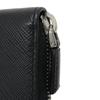 Used 11569 Saffiano Zip Around Wallet 2ML317 PN9 F0216 7940 Navy Zip Around Logo Embossed Baltic Unisex from Japan