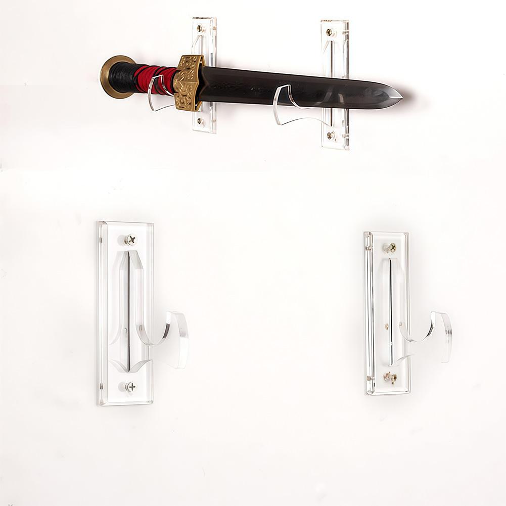 Acrylic Adjustable Sword WFor All Mount for Chevalier and Katana Display Holder for Secure WFor All InstFor Allation
