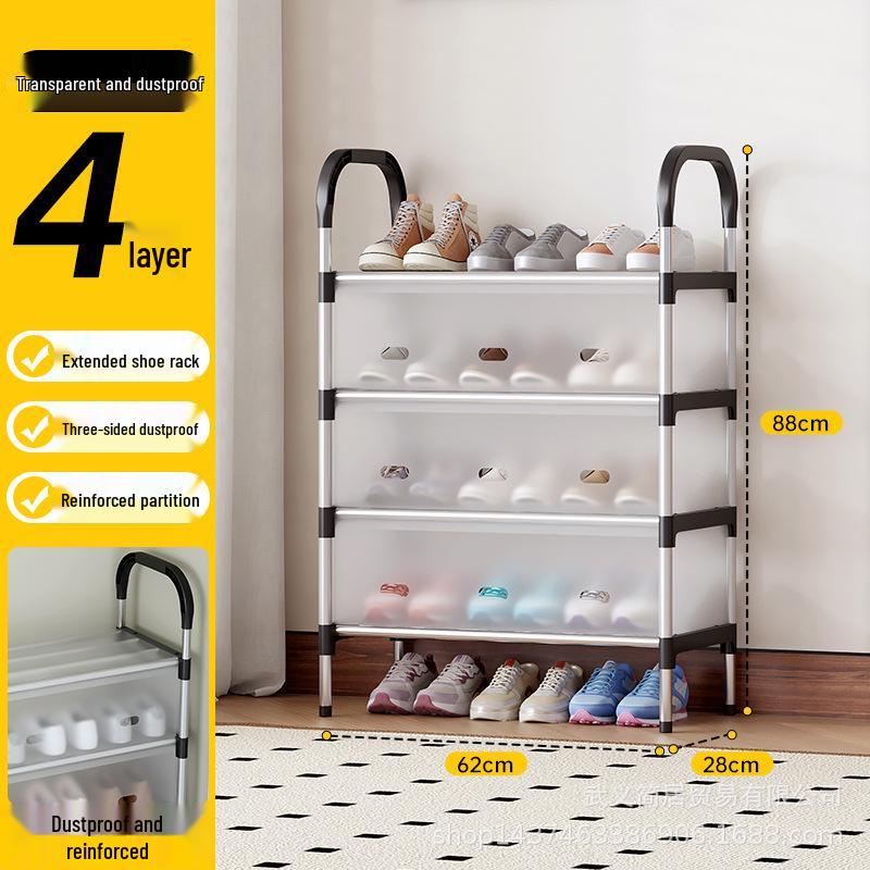 Slim Multi-Tier Shoe Rack for Entryway or Dorm