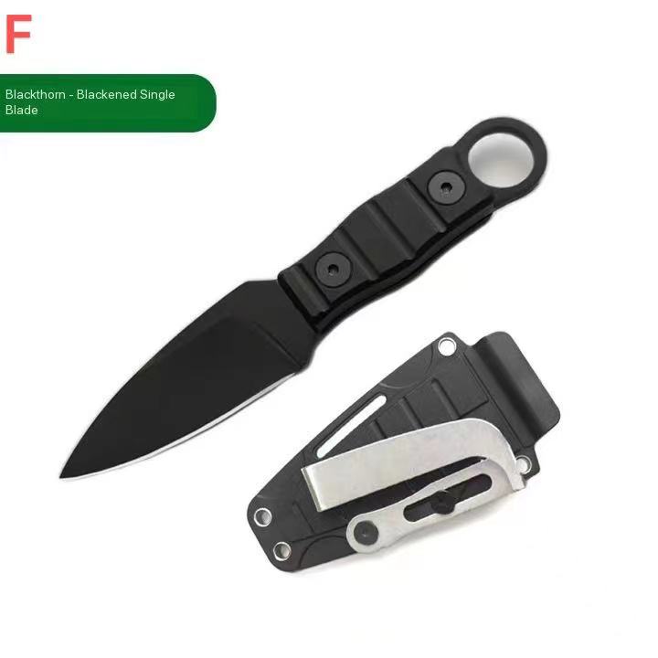 Knife Sharp Fruit Knife Handle Meat Knife Portable Scabbard Ring Knife