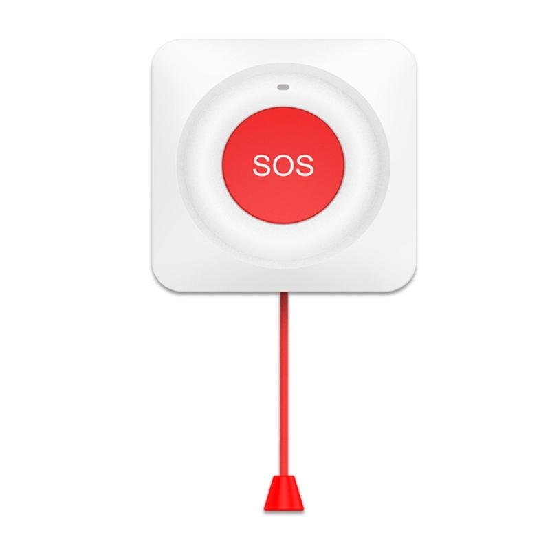 Elderly Assistance Wireless Panics Button, Handheld Call Systems Easy Push Alerts for Immediate Help In Urgent Situation