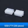 4.2mm Pitch Double Row Connector Housing, Male/Female, Transparent White, 2P/4P/6P/8P/10P/12P