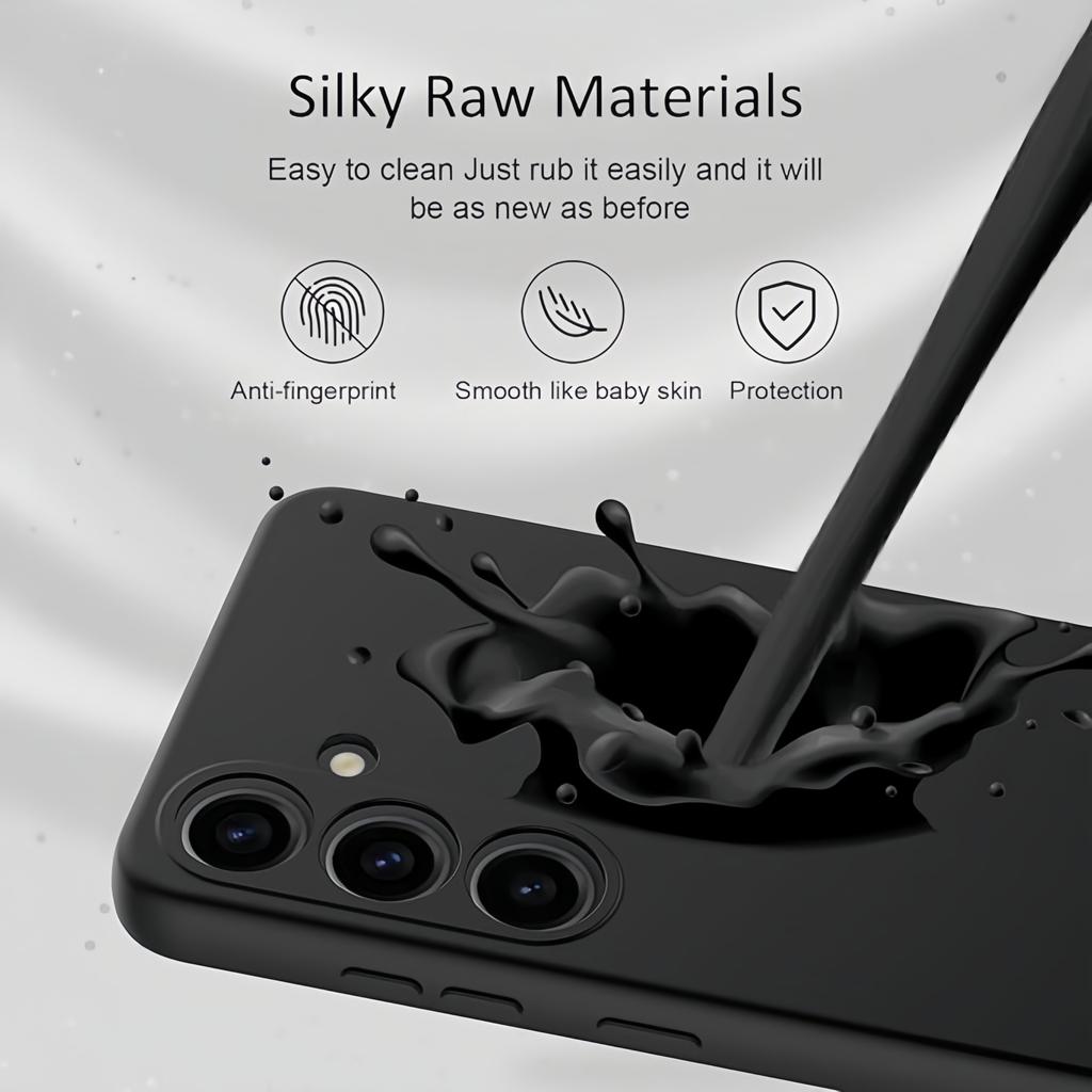 Noble Fashion Solid Colour Shockproof Protective Liquid Silicone Case For Samsung Galaxy S26 Plus
