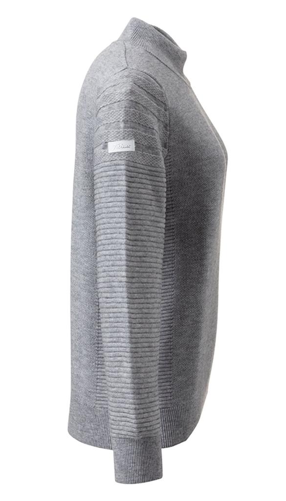 Genuine x Titleist Size M [Mercedes-Benz Collection] Mercedes-Benz Women's High-Neck Sweater, Gray,