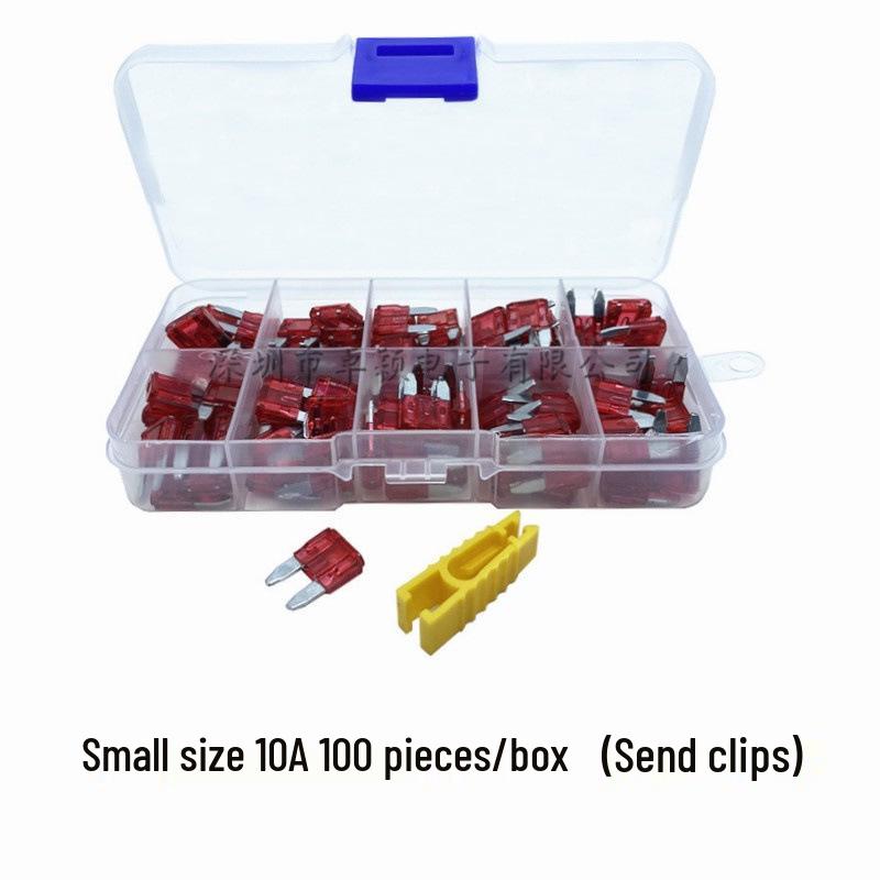 Car Fuse Box Set: Blade Fuses In Small, Medium, & Large (1A, 3A, 10A, 15A)