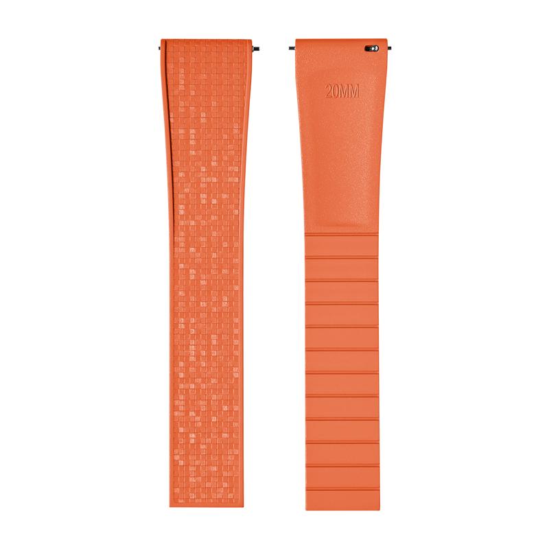 

CTS Fluoro Rubber Watch Band 18mm 19mm 20mm 21mm 22mm Cut to Size FKM Quick Release Universal Men Women Strap Bracelet for Omega 20mm