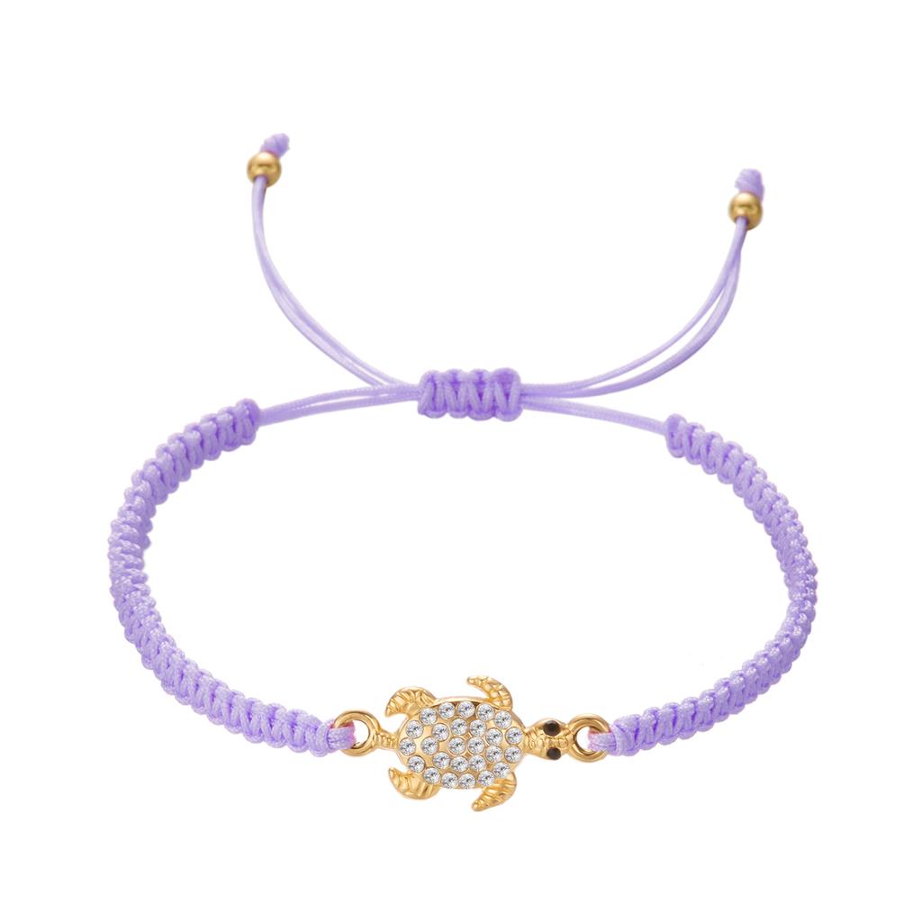 Boho Bohemian Sea Turtle Fabric Bracelet For Women, Full Rhinestone Turtle Handmade Bracelets, Beach Party Banquet Charm Jewelry.