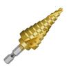 4-22mm Hexagon Screw Drill HSS Spiral Step Cone Drill Bit Carbide Drilling Tool Step Drill Bit