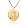 Aphrodite Necklace for Women Gold Color Greek Mythology Goddess Pendant Choker Necklace Goth Jewelry Mothers Day Gift 2024