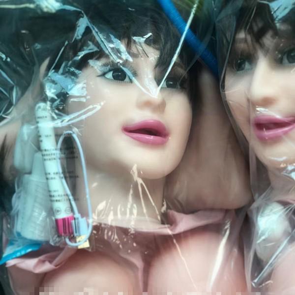 Realistic Long-Haired Inflatable Male Masturbator Doll with Hands and Feet