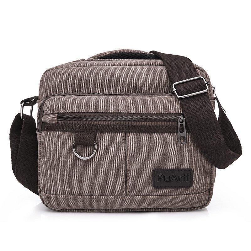Men's Canvas Shoulder & Crossbody Bag