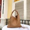 Handmade Woven Women's Tote: Large Capacity, Versatile Bucket Bag for Autumn/Winter - Perfect for Commute or Mother-Child Use
