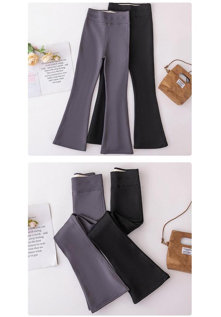 Girls' High-Waisted Shark Leggings - Spring/Autumn Korean Style Yoga Pants for Kids