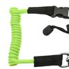Kajakkåre Leash Kraftig Uttrekkbar Spiralformet Snor Båndstropp Anti-tapt Tau for Kajakkpadling Båtliv Kano Padlebrett Tilbehør