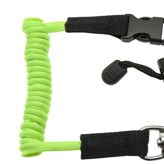 Kajakkåre Leash Kraftig Uttrekkbar Spiralformet Snor Båndstropp Anti-tapt Tau for Kajakkpadling Båtliv Kano Padlebrett Tilbehør