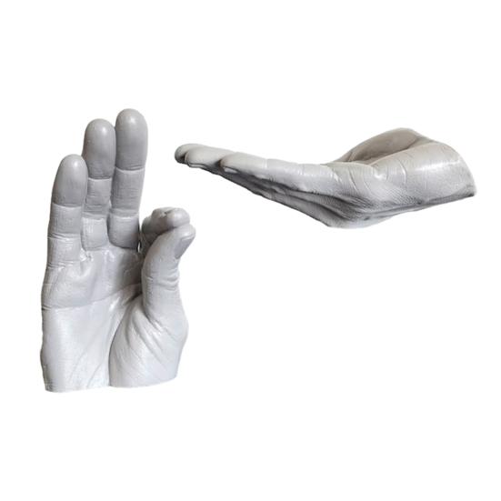 

1 пара статуэток рук держатель для благовоний смоляной курильница для благовоний пепельница декоративный держатель для палочек благовоний для медитации йоги настольный декор белый