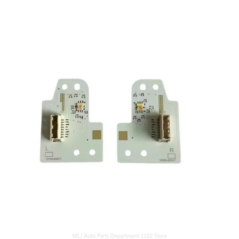 101698D01T עבור ניסאן קשקאי J11 2017 2018 2019 2020 2021 לוחות LED DRL אור יום מודול עין מלאך אביזרי רכב
