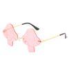 Fashion European And American Mushroom Sunglasses European And American Internet Celebrities With The Same Irregular Sunglasses Women