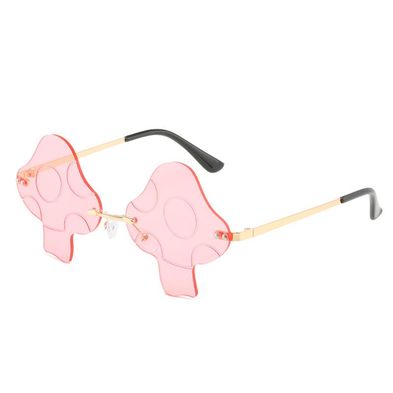 Fashion European And American Mushroom Sunglasses European And American Internet Celebrities With The Same Irregular Sunglasses Women