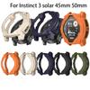 Apsauginis dėklas Garmin Instinct 3 Solar 45mm 50mm rėmui Kietas šarvuotas tuščiaviduris TPU dangtelis Instinct3 apsauginis apvalkalo dėklas buferis