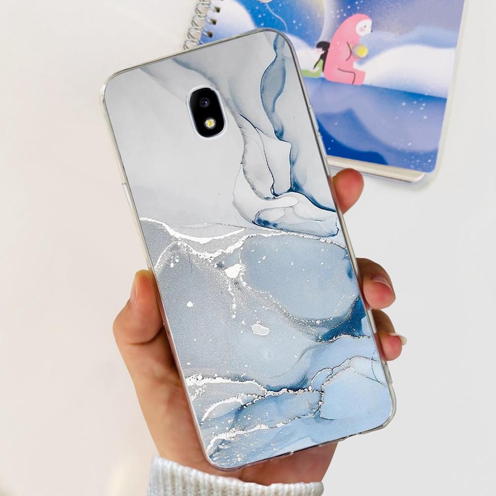 Case For Samsung J3 J5 J7 2017 Cover Cute Cartoon Cat Fashion Flowers Back Cover For Samsung Galaxy J7 2017 Phone Case