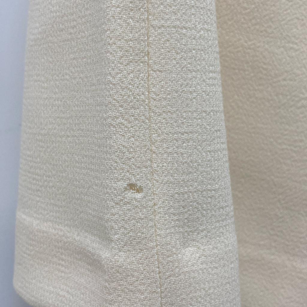 Kiton Cream D42102K05P54 Wool Wide Slacks Pants Bottoms 38 IvoryUsed